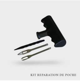 Kit de réparation de pneus à flancs de la voiture complète: compresseur,  des outils et des