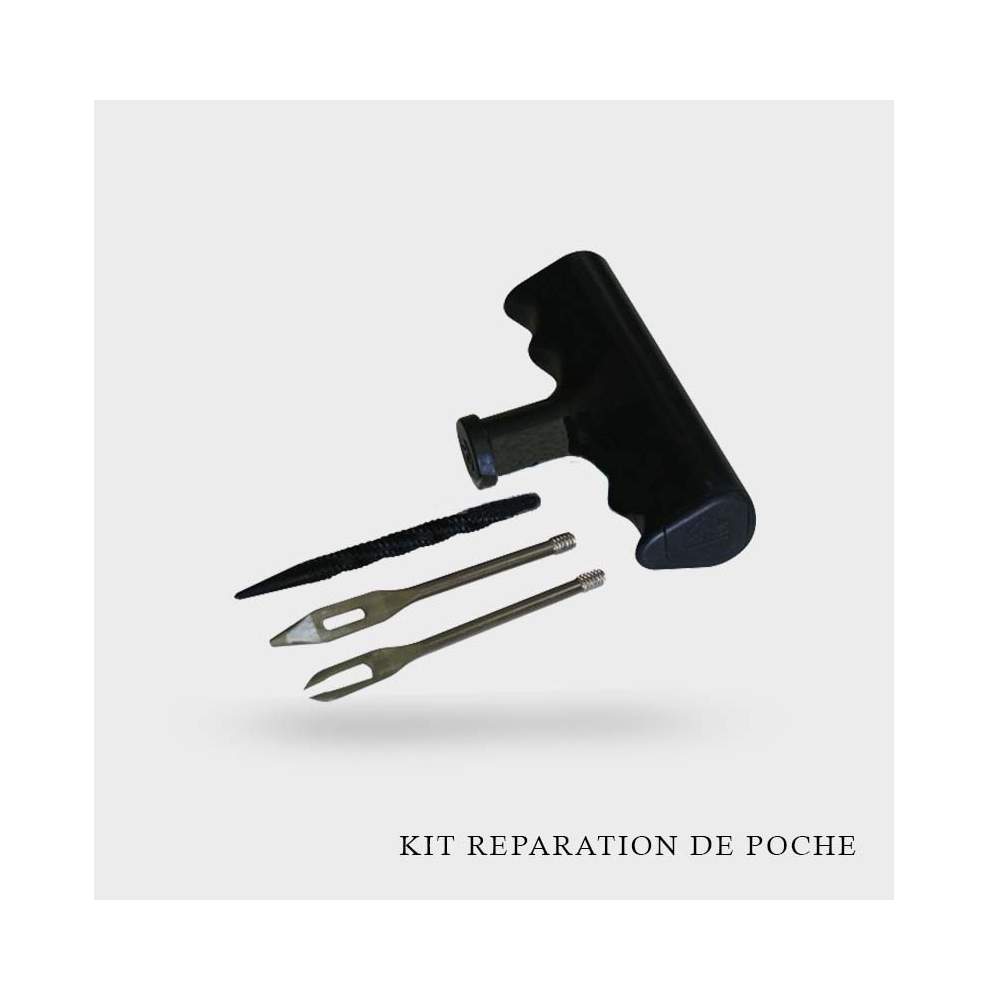 Noir - Kit D'outils De Réparation De Pneus De Moto, Bouchon De