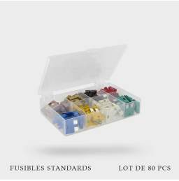 Coffret 80 fusibles standards 5-25A 80pcs