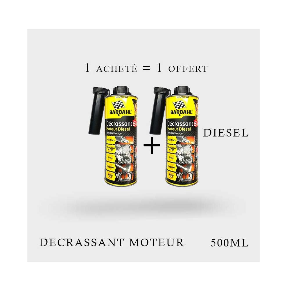 Décrassant 5 en 1 Moteur Diesel BARDAHL 1 L + 300 ml offerts – Pieces Auto