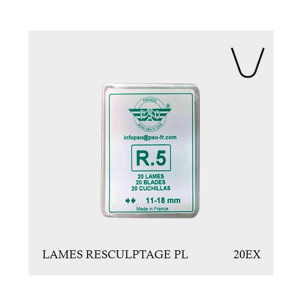 Lames de resculptage R5