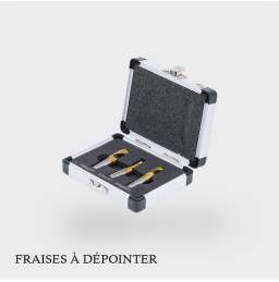 Coffret de fraise a dépointer du 6,5 au 10mm