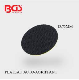 Coté scratch du plateau auto-agrippant diamètre 75mm