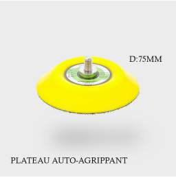 Plateau auto-agrippant diamètre 75mm