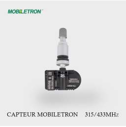 Capteur TPMS Mobiletron 433MHz valve métal